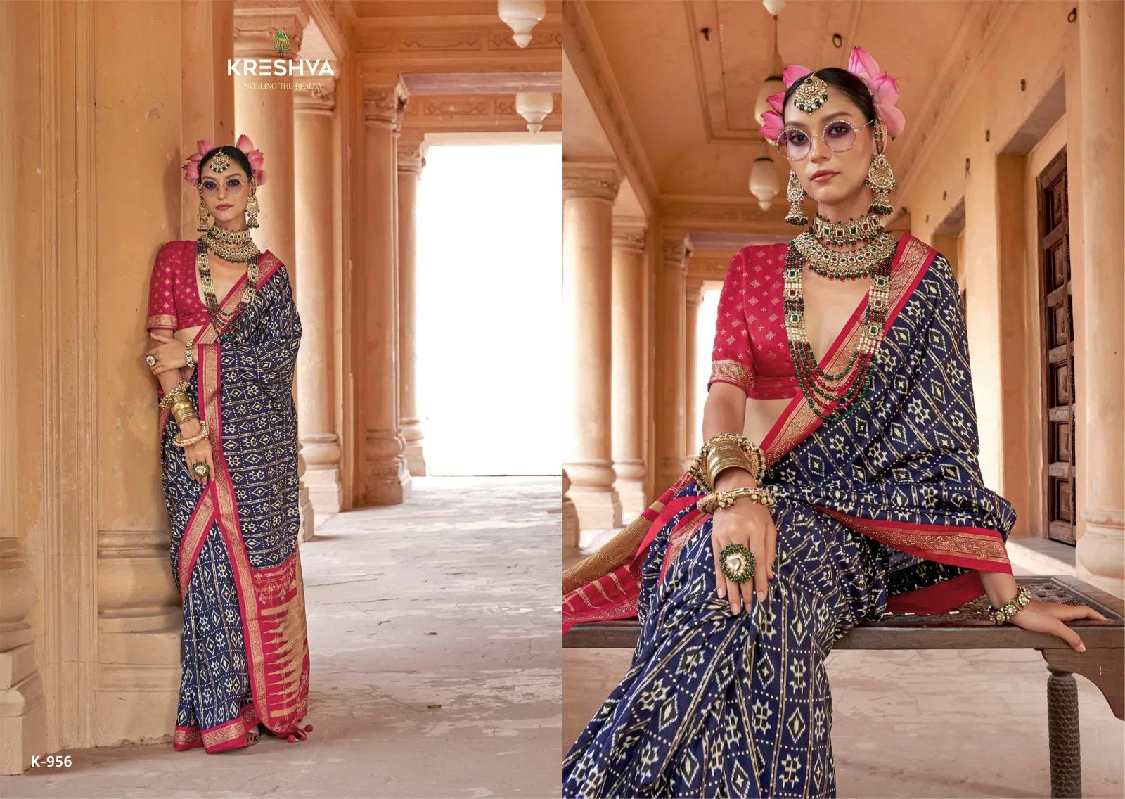 Sundarvan By Kreshva Dani P V Silk Traditional Patola Wholesale Saree In India